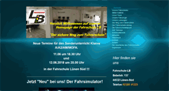 Desktop Screenshot of fahrschule-lb.de
