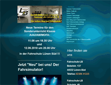 Tablet Screenshot of fahrschule-lb.de